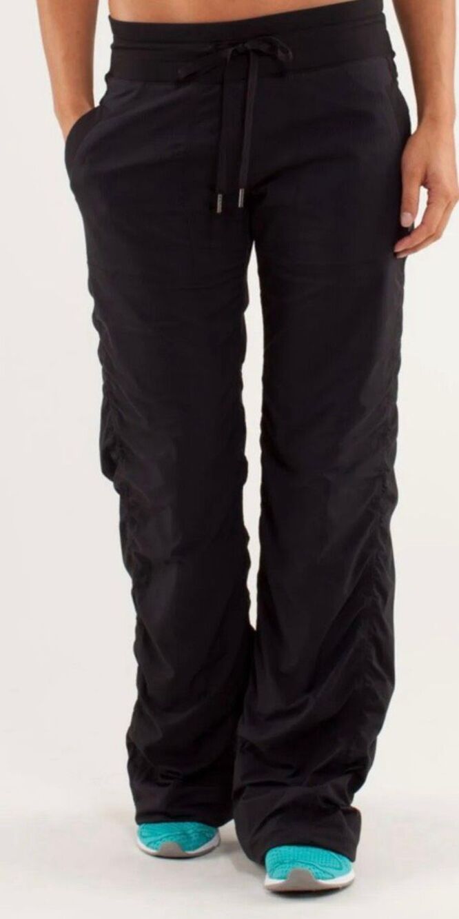 Champion Black Nylon Track Pants Women’s XL 14–16 Drawstring